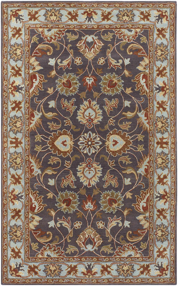 Cherryfield Hand Tufted Brown & Blue 1004 Area Rug - Promo