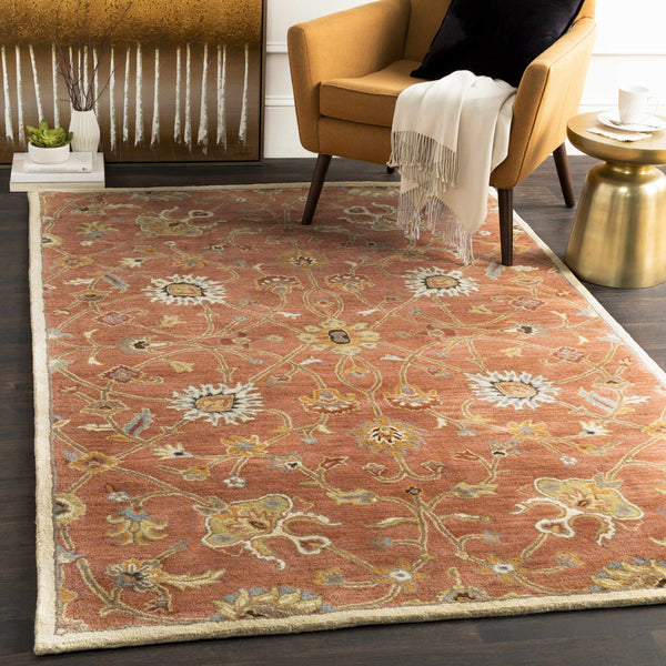 Logville Hand Tufted Rust 1119 Area Rug - Promo