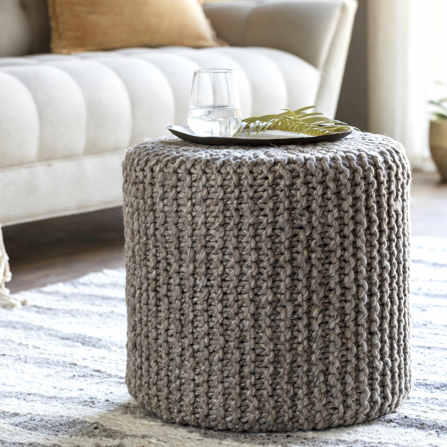 Calabash Pouf
