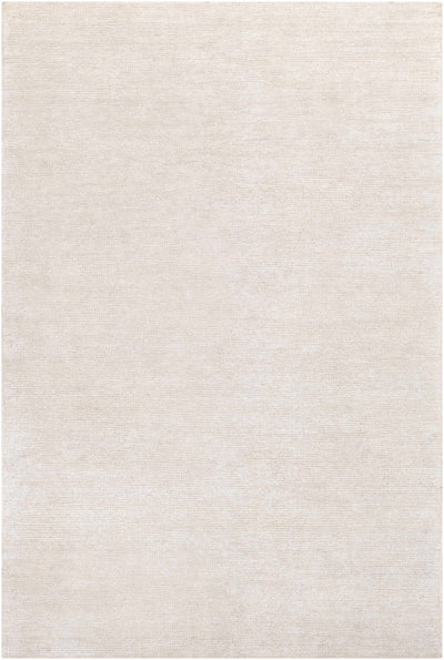 Lecompton Solid Ivory Viscose Rug - Clearance