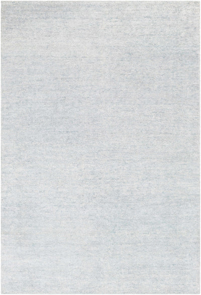Lecompton Solid Pale Blue Viscose Rug