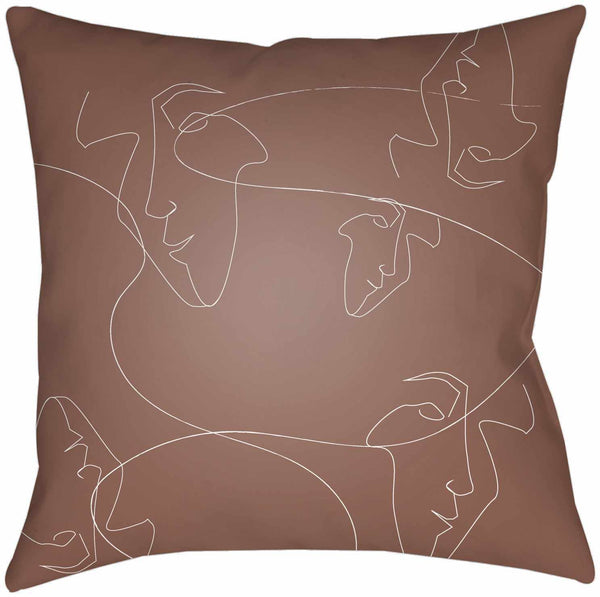 Capas Throw Pillow