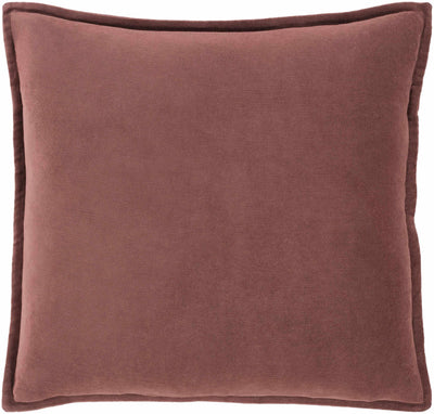 Cardwell Dark Brown Square Throw Pillow