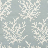 Carversville Ice Blue Botanical Wool Rug - Clearance