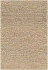 Close-up of the Caspar Hand Woven Natural Jute Rug showing its woven texture and natural jute, cream, and light brown colors. Design-Rectangle-576
