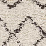 Catoosa White/Black Trellis Wool Rug - Clearance
