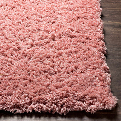 Siari Solid Pink Shag Rug - Clearance