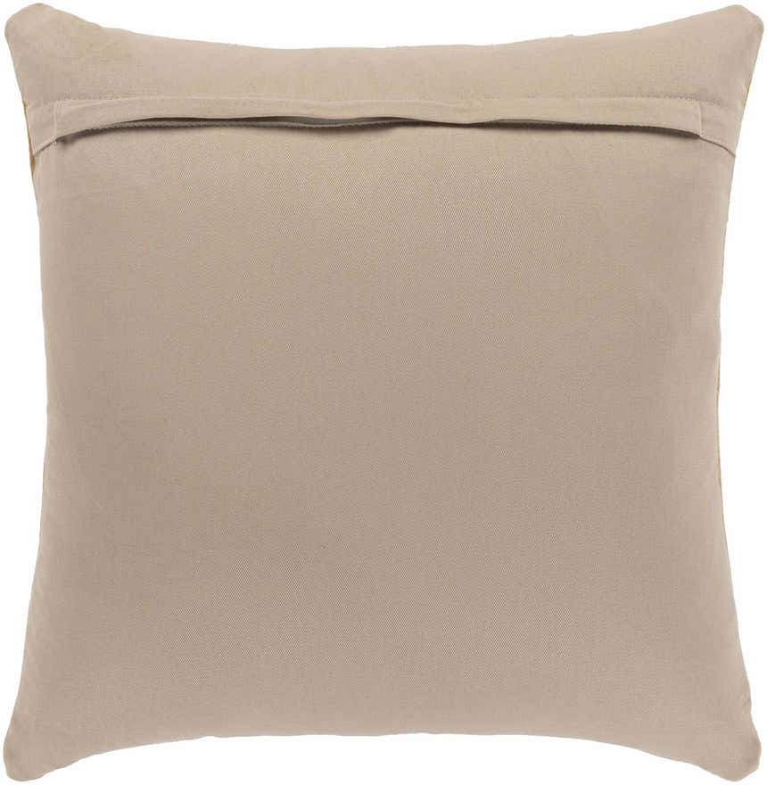 Causip Brown Square Throw Pillow - Clearance