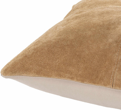 Causip Brown Square Throw Pillow