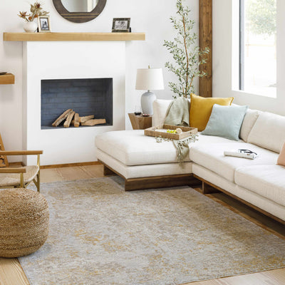 Cayhagan Mustard Abstract Rug