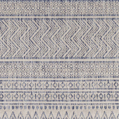 Madras Navy All Over Performance Rug