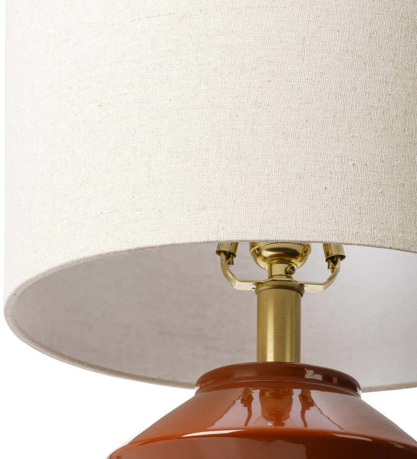 Coxquihui Burnt Orange Table Lamp