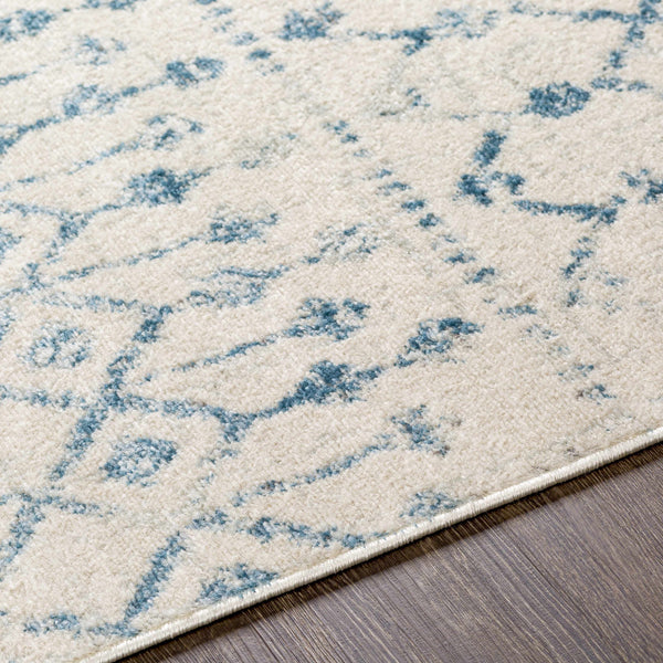 Binabalian Blue&White Tribal Area Carpet - Clearance