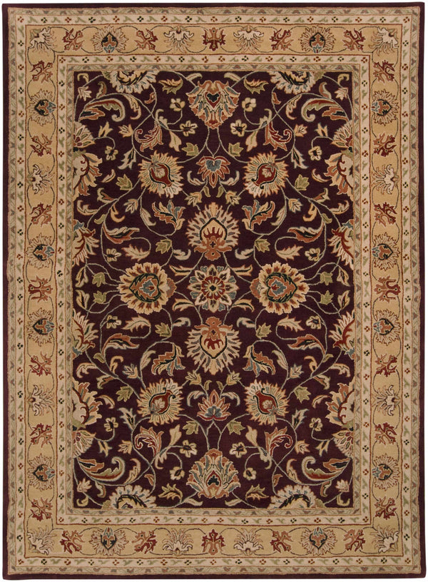 Cherryfield Burgundy 1024 Wool Area Rug