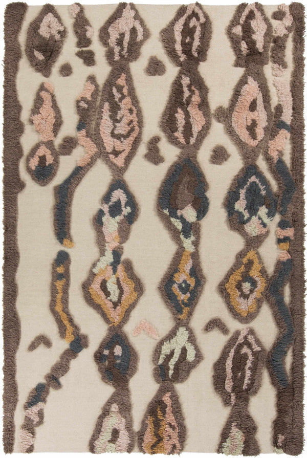 Brown Pink Nila Area Carpet - Clearance