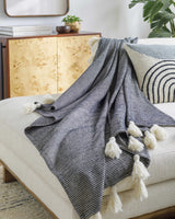 Camabatela Beige Throw Blanket