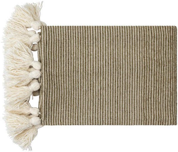 Camabatela Olive Throw Blanket