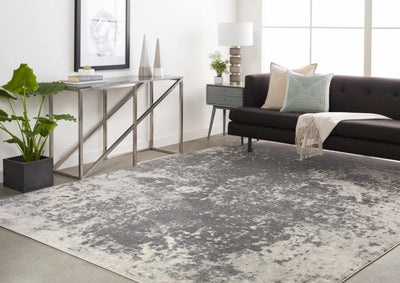 Chriesman 8x10 Black/Beige Abstract Rug - Clearance