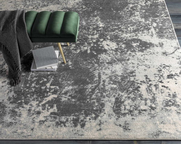 Chriesman Black/Beige Abstract Rug - Clearance