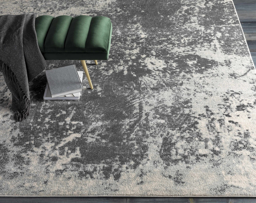 Chriesman Black/Beige Abstract Rug - Clearance