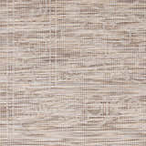Close-up of Coolville Brown Flatweave Area Carpet showing woven texture and neutral brown, cream, and tan colors. Swatch