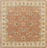 Caesar Hand Tufted Burnt Orange 1124 Wool Carpet