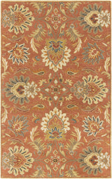 Chesterton Hand Tufted Orange 1112 Area Rug