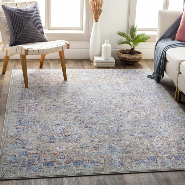 Aisha Abstract Premium Sheen Viscose Rug - Clearance