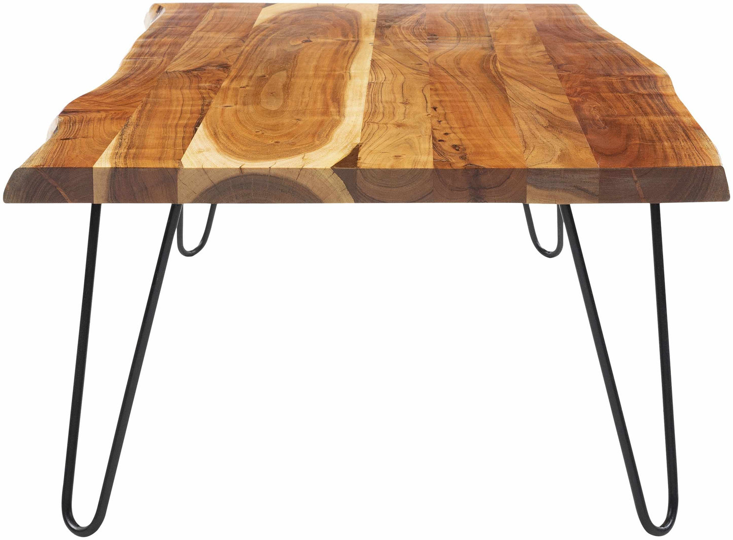 Chulakivka Acacia Wood Industrial Coffee Table