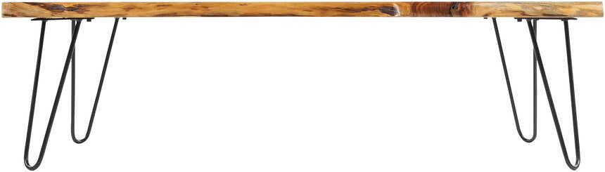 Chulakivka Acacia Wood Industrial Coffee Table