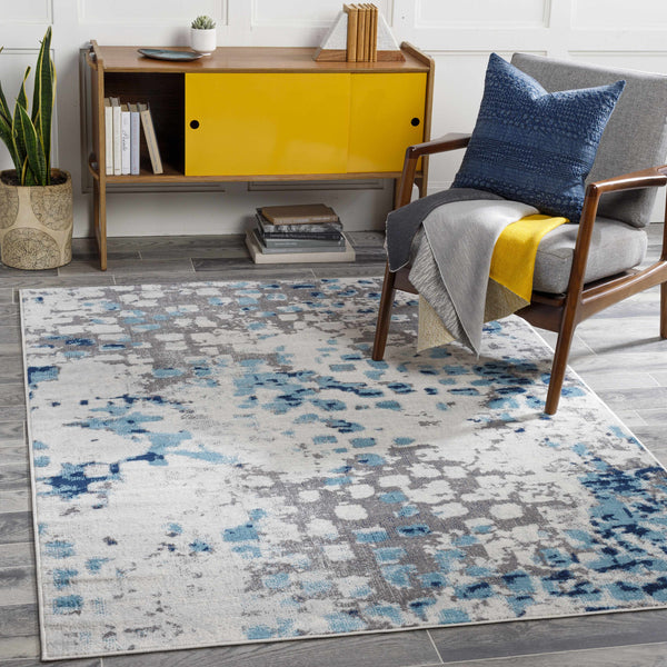 Barton Blue Area Rug - Clearance