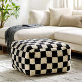 Cadoneghe Light Gray Pouf - Clearance