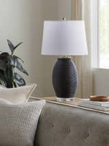 Cuaxoxpan Dark Red Table Lamp