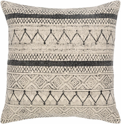 Calliope Monochrome Patterned Throw Pillow