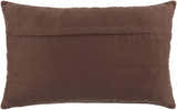 Colman Dark Brown Square Throw Pillow