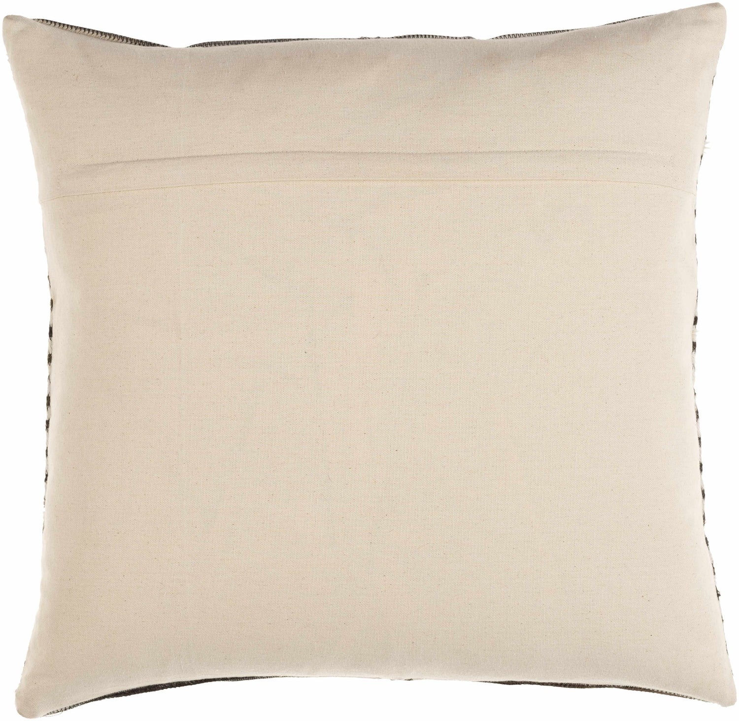 Kavren Cream Diamond Rustic Lodge Hair On Hide Accent Pillow - Clearance