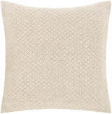 Coaling Ivory Square Throw Pillow