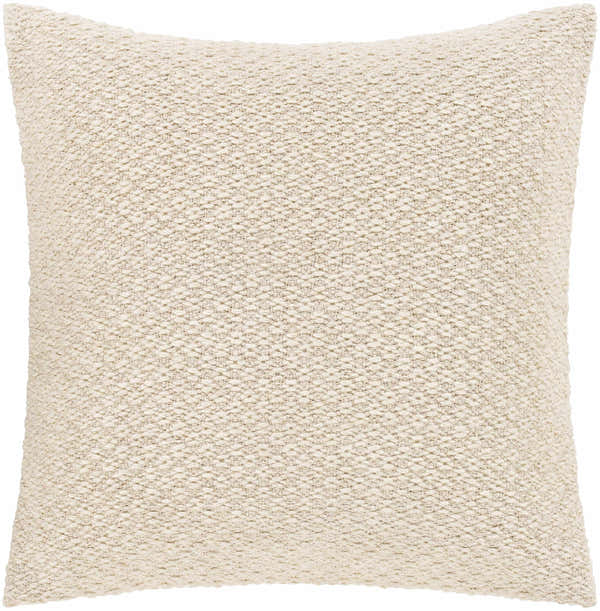 Coaling Ivory Square Throw Pillow