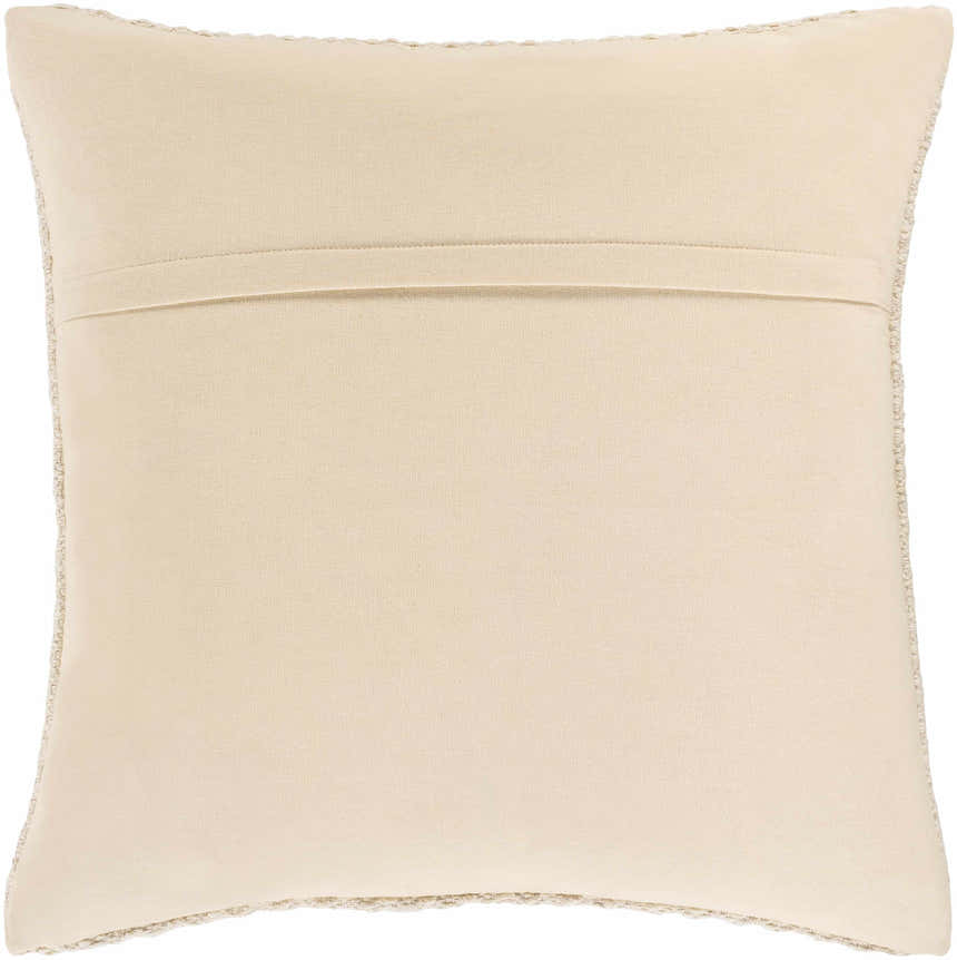 Coaling Ivory Square Throw Pillow