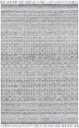 Gray Clintwood Wool Tassel Carpet - Clearance