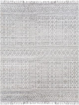 Gray Clintwood Wool Tassel Carpet - Clearance