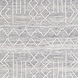 Gray Clintwood Wool Tassel Carpet - Clearance