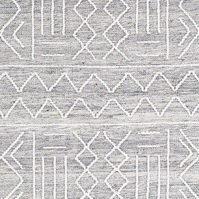 Gray Clintwood Wool Tassel Carpet - Clearance