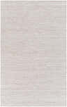 Close-up of the hand woven Clarkesville Area Rug. Neutral viscose rug with subtle texture. Farmhouse style. Design-Rectangle-576