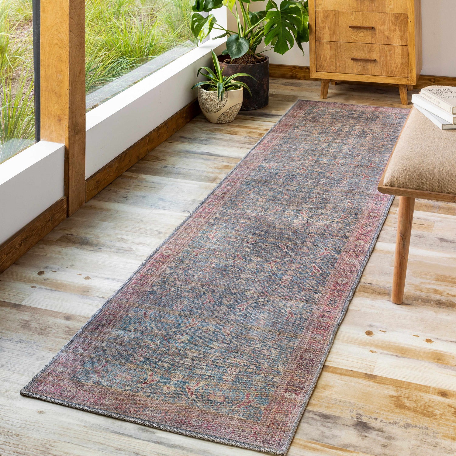 Clarin Washable Area Rug - Clearance