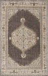 Overhead view of a brown and off white Clyo Carpet with traditional farmhouse style. Design-Rectangle-5686