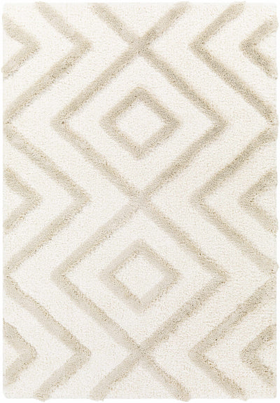 Candijay Mocha High-Low Shag Rug - Clearance