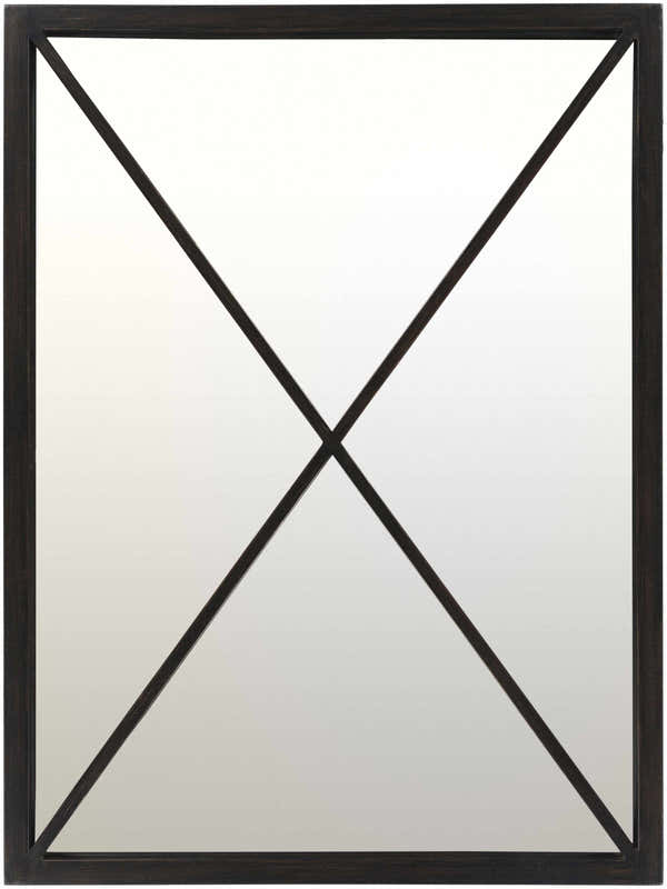 Candon Black Framed Mirror - Clearance