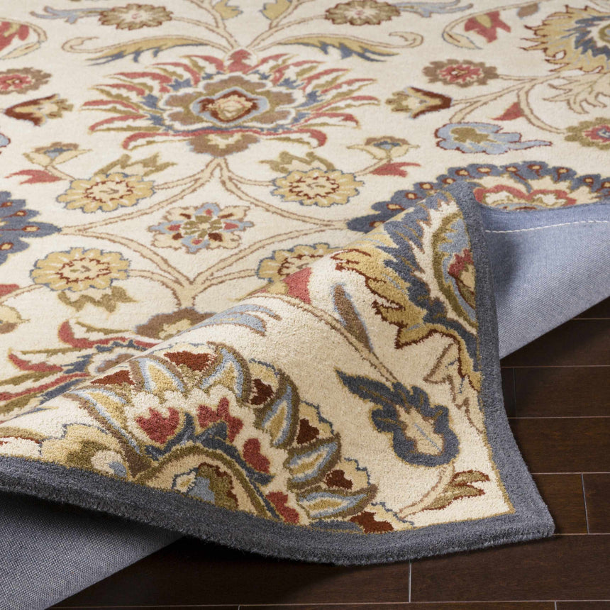 Conesus Hand Tufted Blue & Rust 1204  Area Rug - Clearance