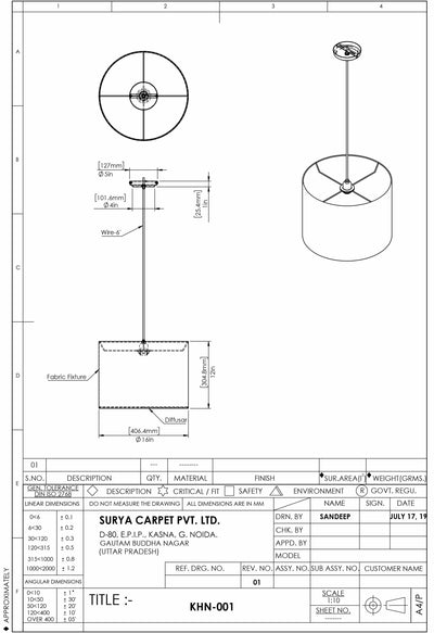 Countesthorpe Ceiling Light - Clearance